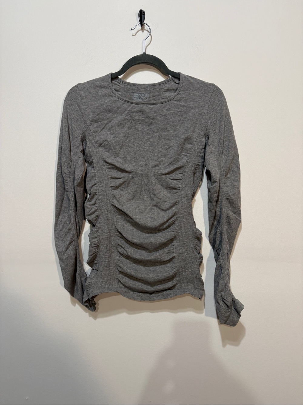 VGUC Athleta Maternity Ruched Front Women's Top - Gray
